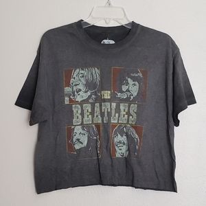 Beatles NWT Cropped Graphic Tee
